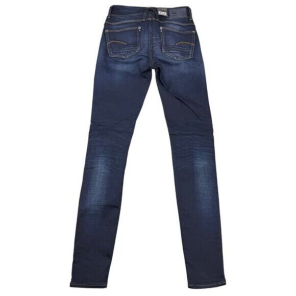 G-Star Lynn Skinny Medium Aged Wash Denim Jeans Size 24 X 32 - Picture 3 of 9